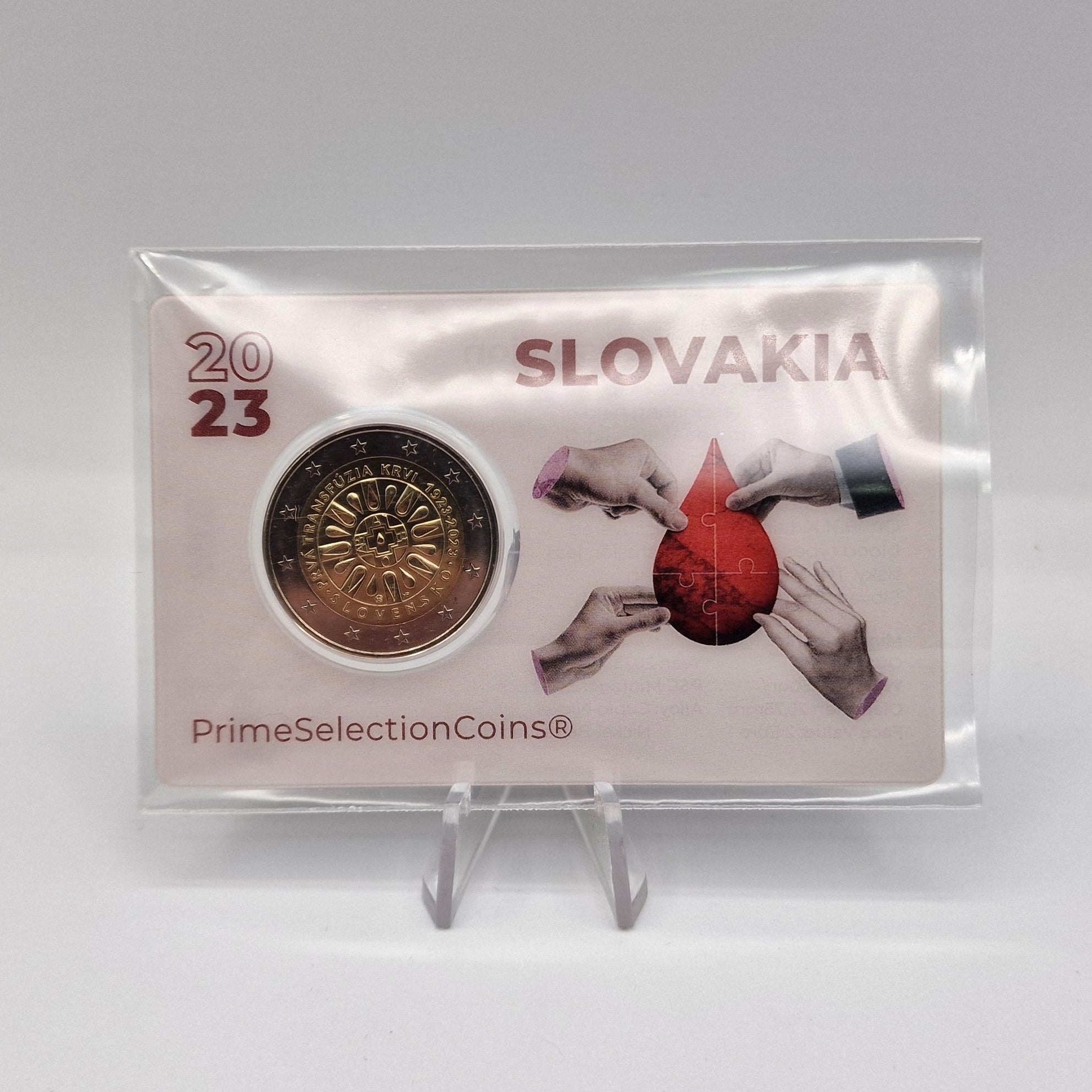 2023 Primeira Transfusão de Sangue - 2€ Eslováquia Coincard